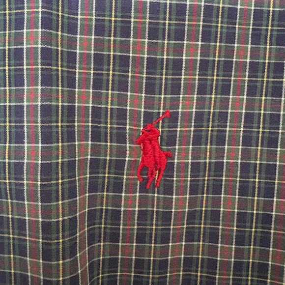 Vintage Polo Ralph Lauren Mens Classic Fit Shirt XL Plaid Long Sleeve Button - Picture 3 of 4